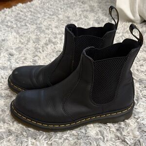 Dr Marten Black Leather Chelsea Boots
